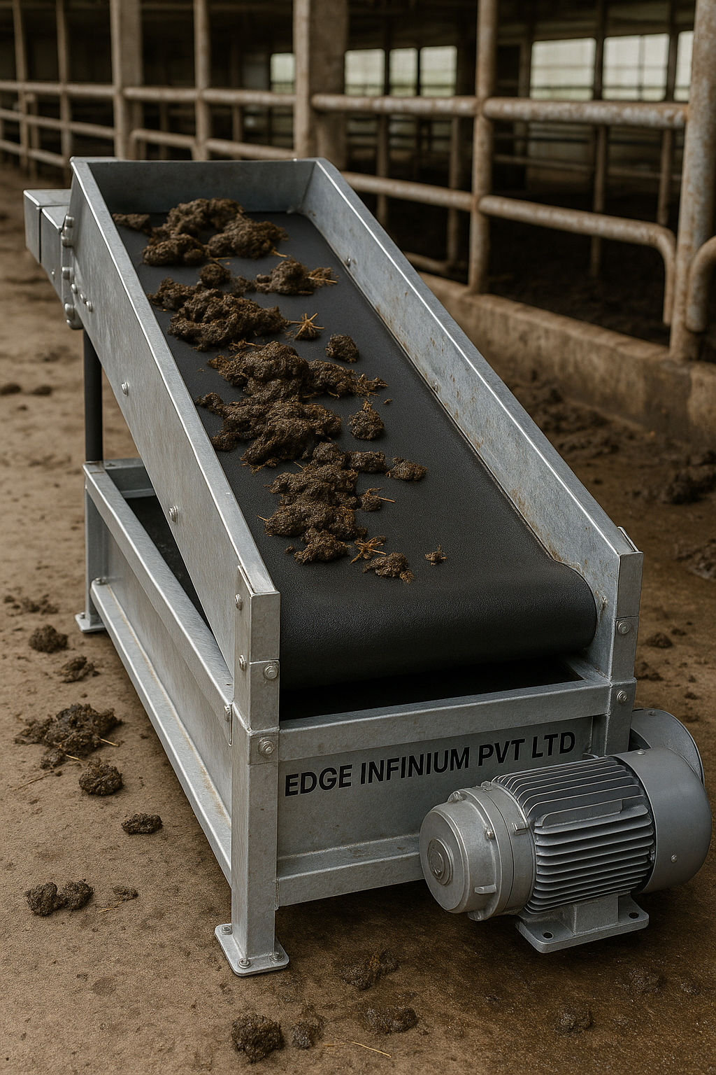 Broad Conveyor Belt System (for Dairy Farm Waste Removal)
